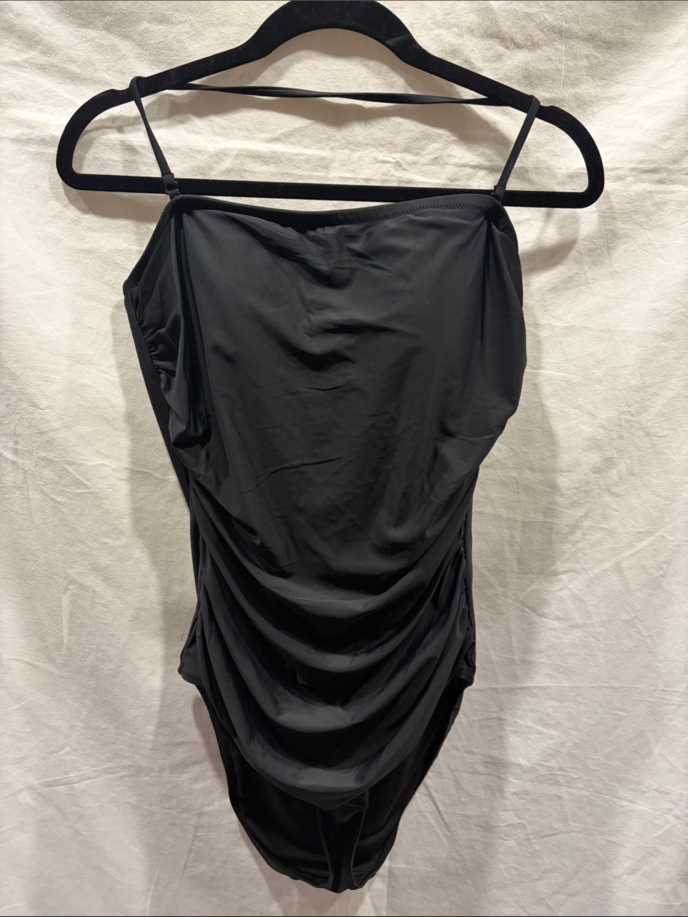J. Crew Re-Imagined Gemma Ruched Bandeau Swimsuit